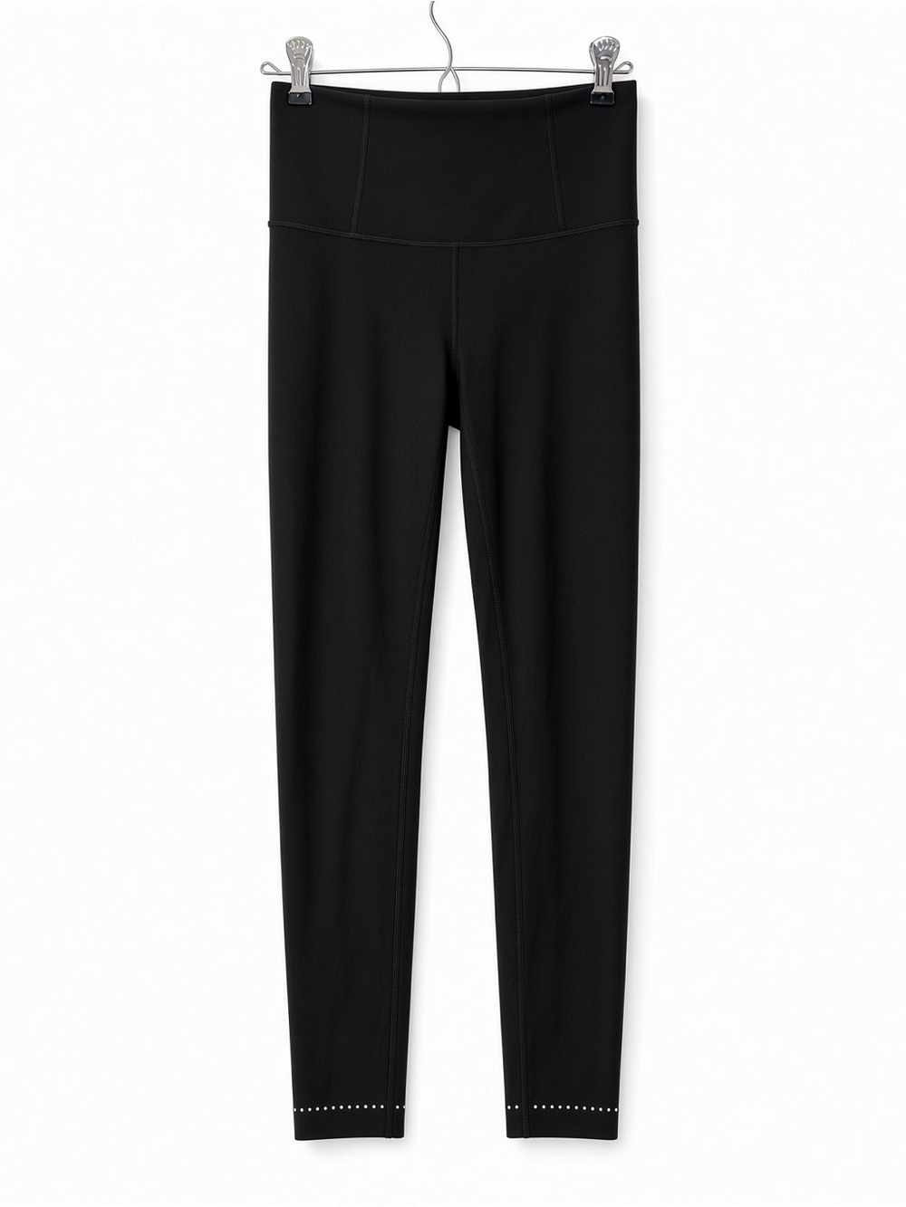 Lululemon Black High Rise Leggings Size 4 27” Inseam Zip Pocket